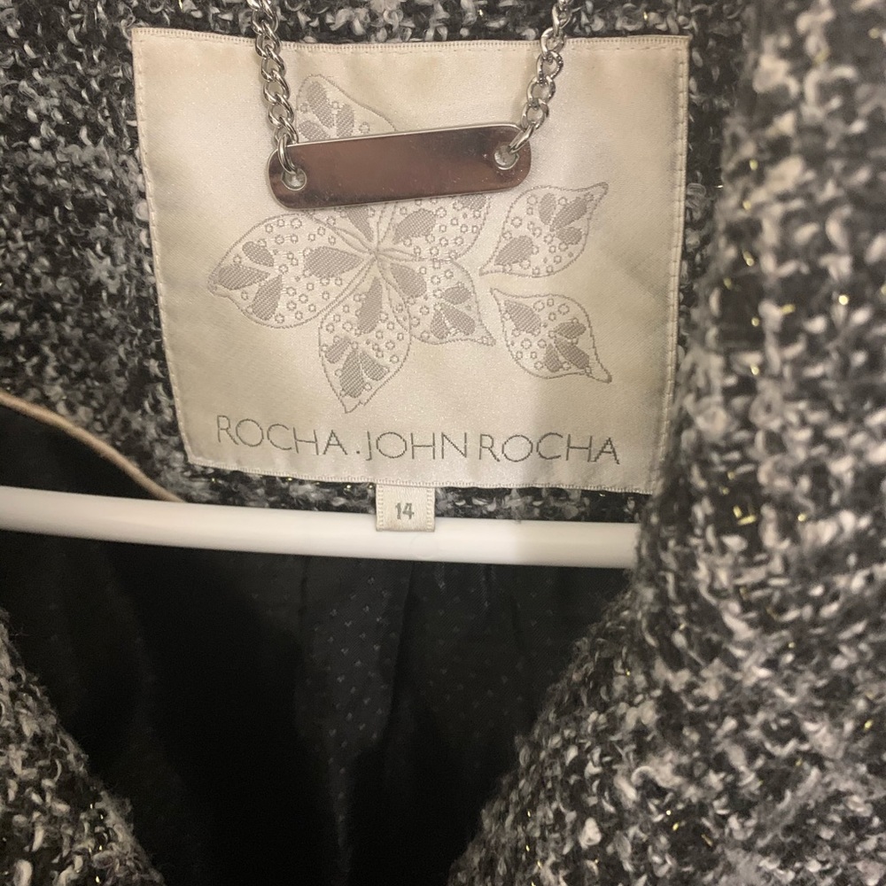 Rare Tweed moto jacket! Rocha by John Rocha - Picture 3 of 6